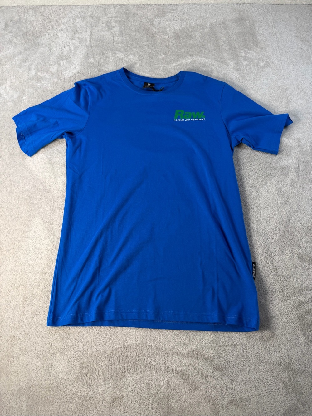 G-Star RAW Mens Photographer Graphic Slim T-Shirt Medium Lapis Blue Cotton Top